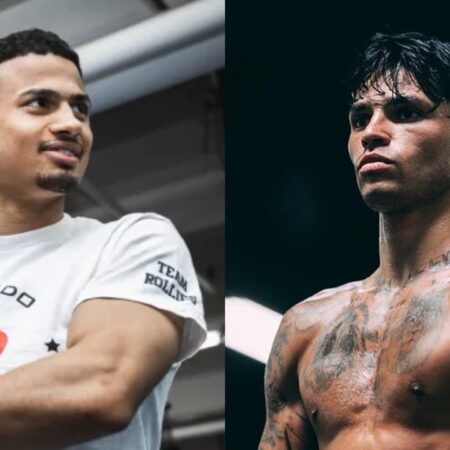 Ryan Garcia Reconnects with Derrick James Before Romero Fight