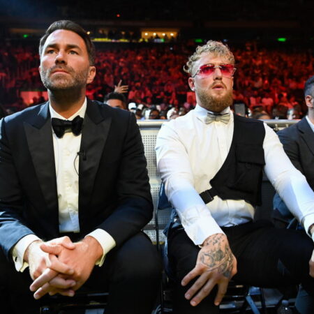 Eddie Hearn and Jake Paul Lawsuit Resolved Before Taylor-Serrano 3
