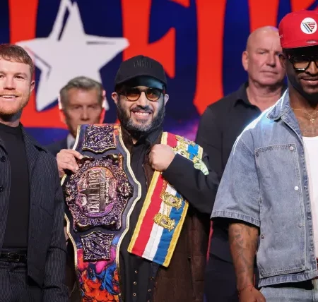 Weigh-in Complete: Canelo, Scull Ready for Riyadh Title Clash