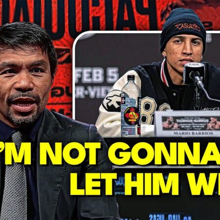 Manny Pacquiao Vows To Surprise The Fans Against Mario Barrios