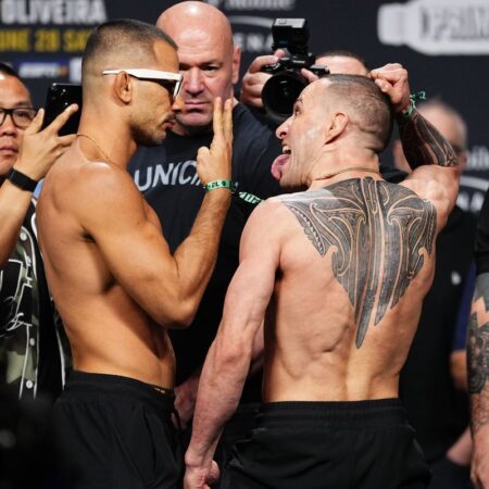 UFC 317: Confidence vs. Conviction – Topuria and Oliveira Set for Lightweight Showdown