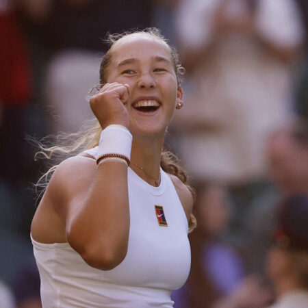 Teen Phenom Mirra Andreeva Reaches Wimbledon Quarterfinals, Matches Sharapova’s Record