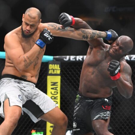 Lewis Lands Quick, Controversial TKO at UFC Nashville