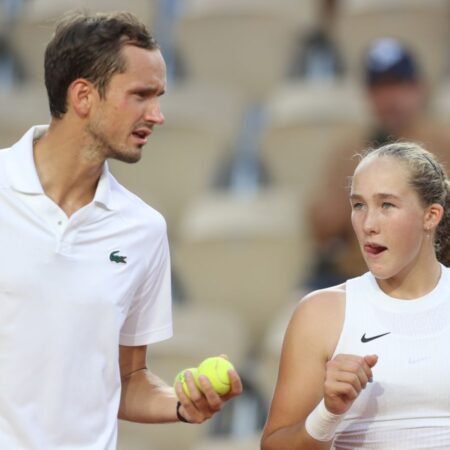Tennis’s Newest Mixed Doubles Duo? Medvedev and Andreeva Channel ‘Masha and the Bear’ at US Open