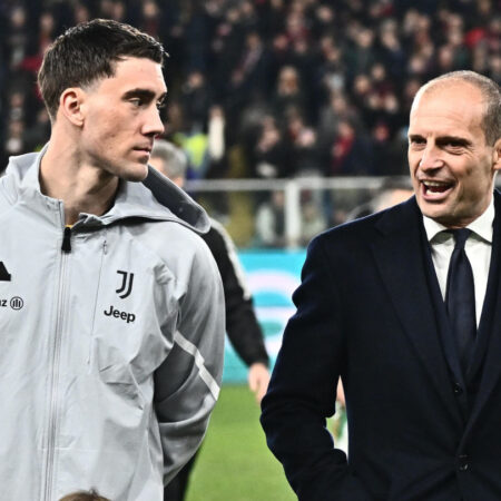 The Serbian Star Milan Needs? Allegri’s Firm Stance on Vlahovic Acquisition