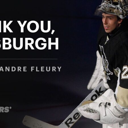 The Flower Blooms Again: Marc-Andre Fleury Returns to Pittsburgh for a Poignant Farewell