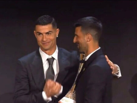 When Tennis Meets Football: Djokovic Honored as Athlete of the Year by Cristiano Ronaldo