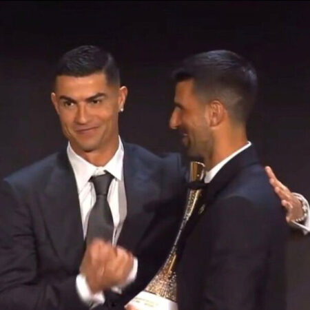 When Tennis Meets Football: Djokovic Honored as Athlete of the Year by Cristiano Ronaldo