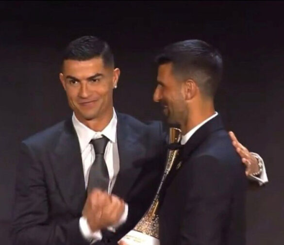 When Tennis Meets Football: Djokovic Honored as Athlete of the Year by Cristiano Ronaldo
